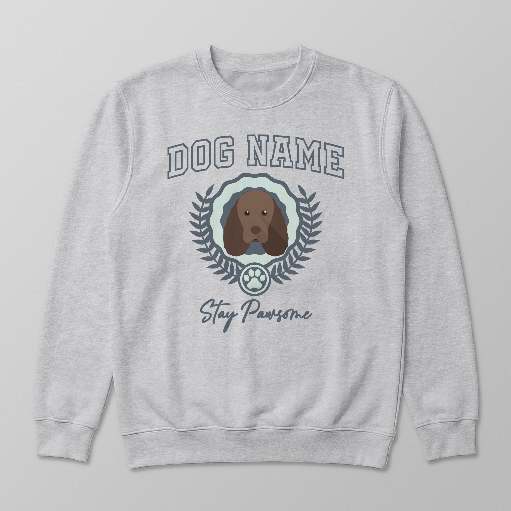 Stay Pawsome: Personalized {breedFullName} Sweatshirt