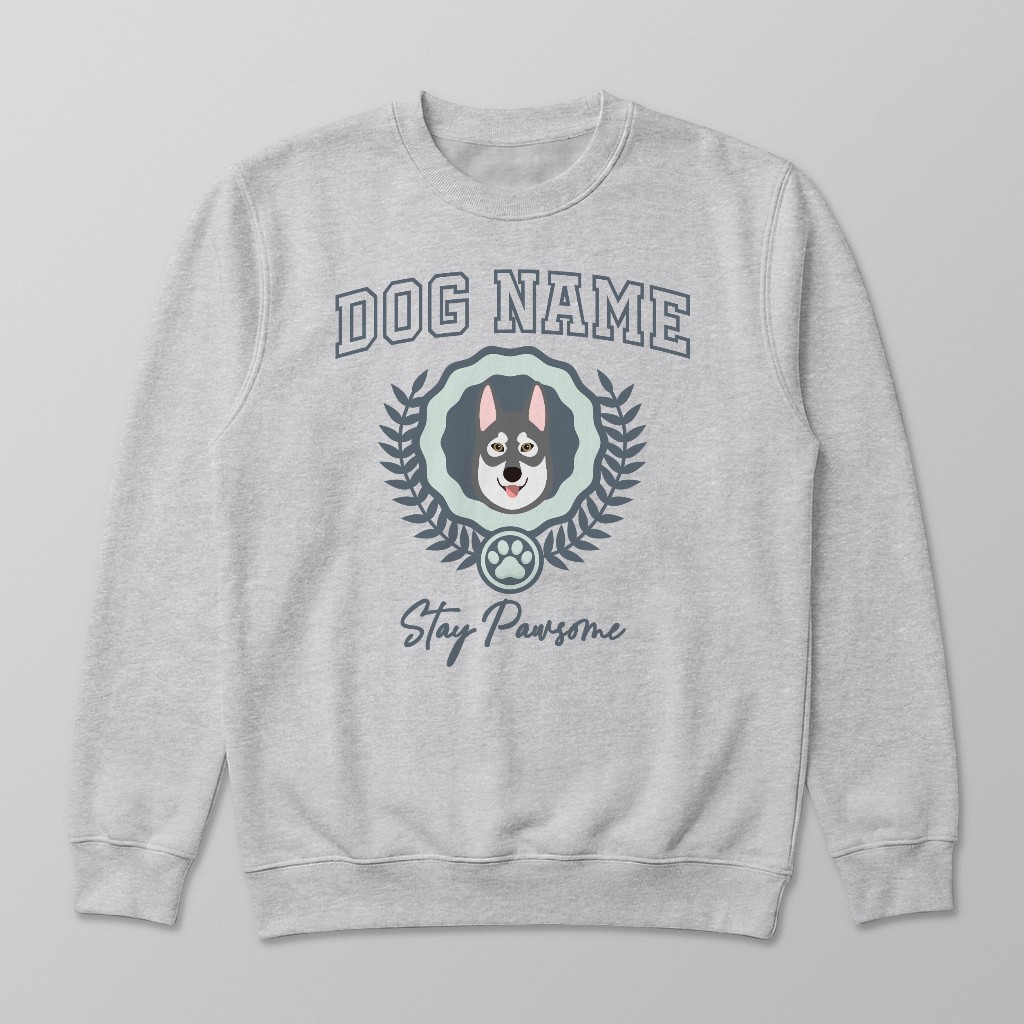 Stay Pawsome: Personalized {breedFullName} Sweatshirt