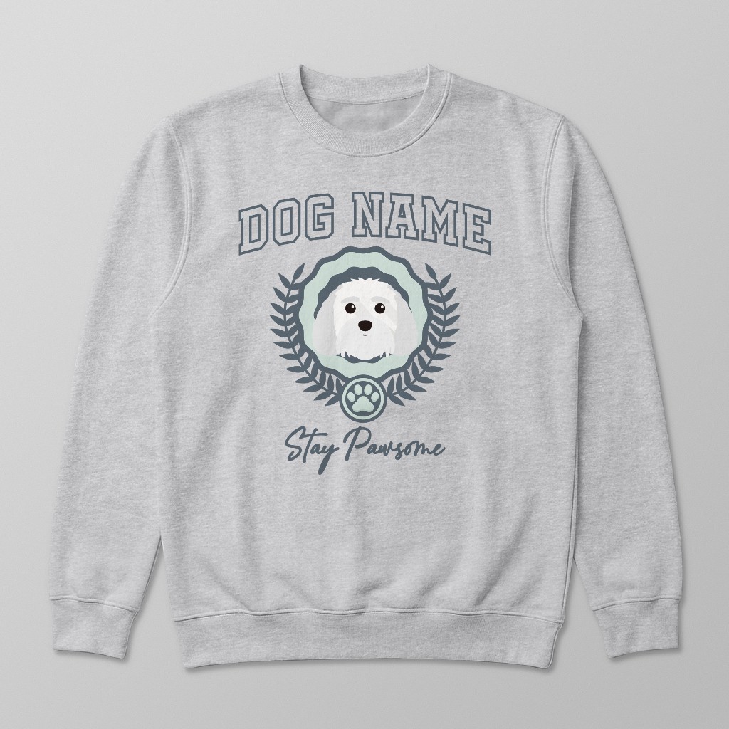 Stay Pawsome: Personalized {breedFullName} Sweatshirt
