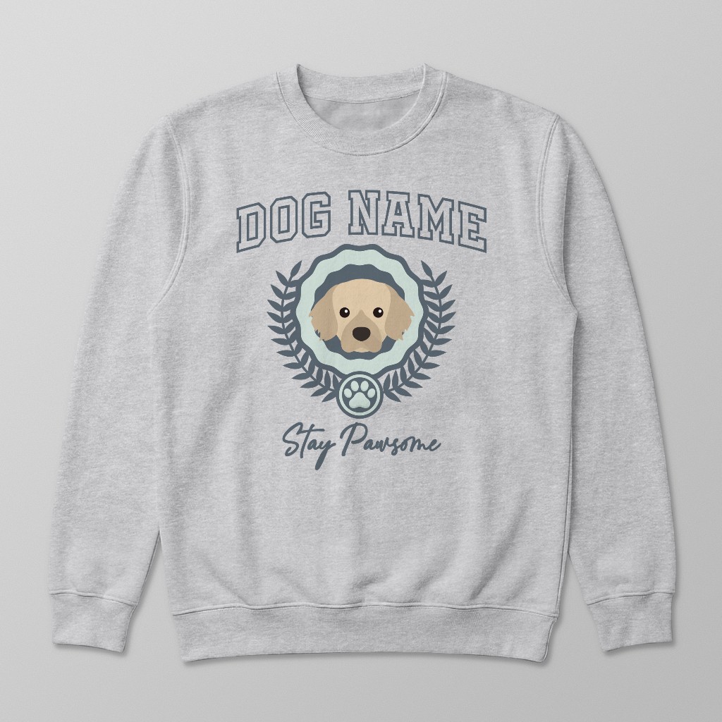 Stay Pawsome: Personalized {breedFullName} Sweatshirt