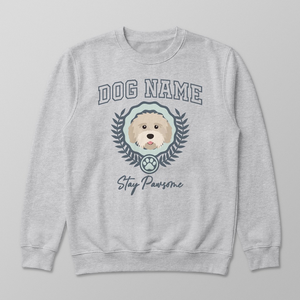 Stay Pawsome: Personalized {breedFullName} Sweatshirt