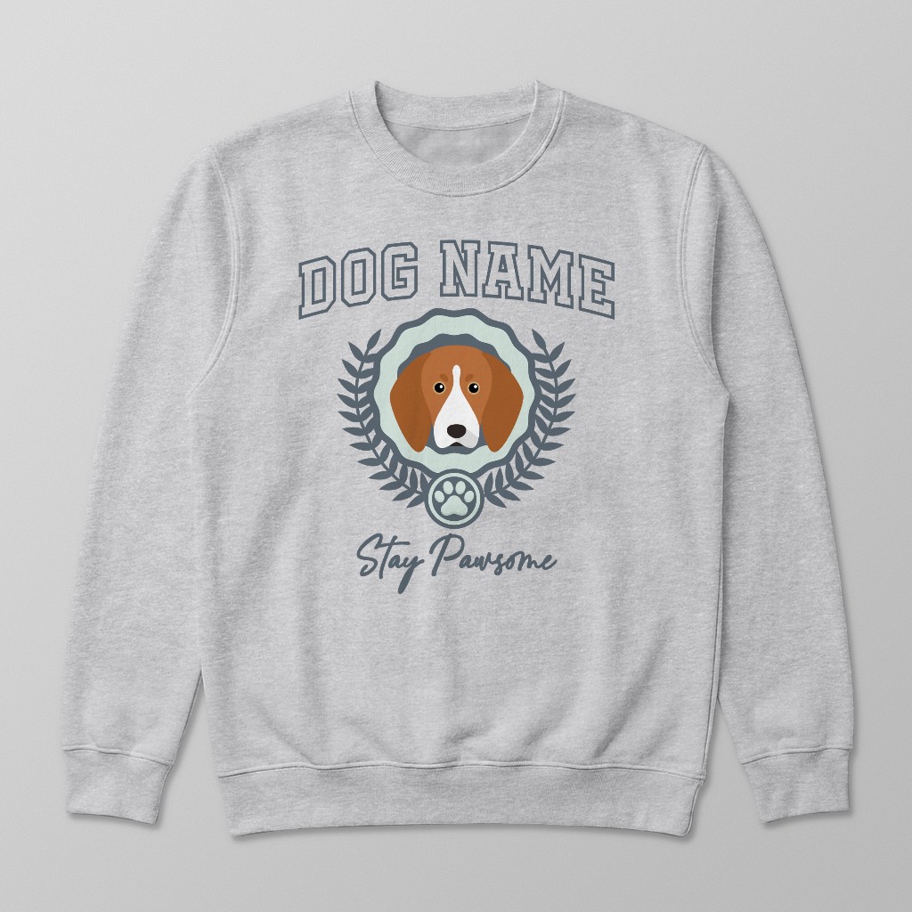 Stay Pawsome: Personalized {breedFullName} Sweatshirt