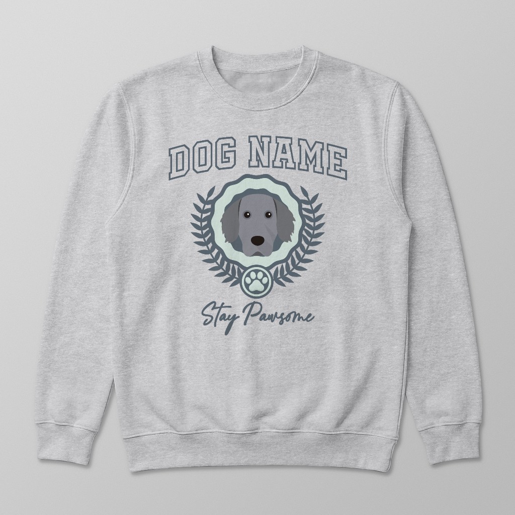 Stay Pawsome: Personalized {breedFullName} Sweatshirt