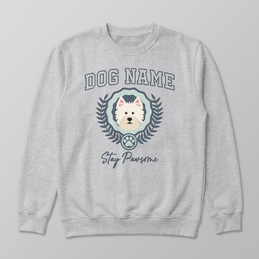 Stay Pawsome: Personalized {breedFullName} Sweatshirt