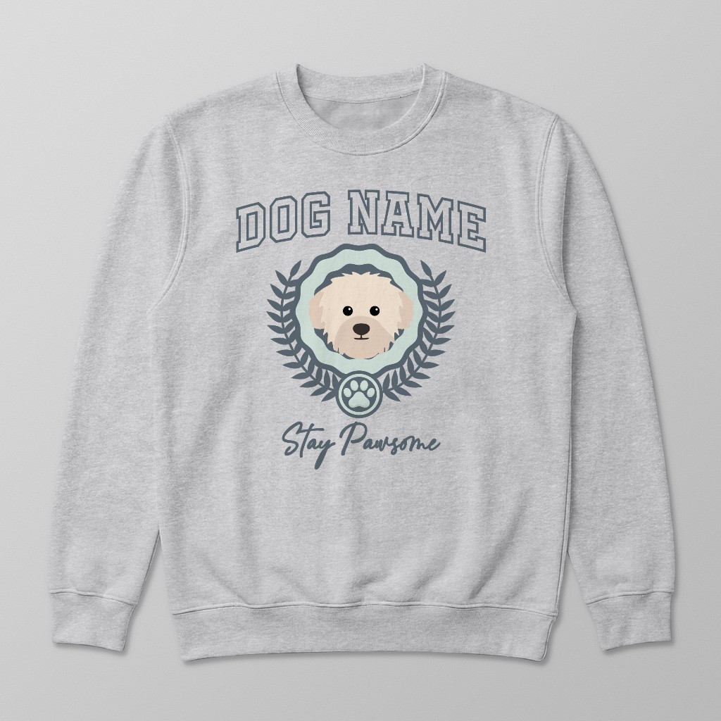 Stay Pawsome: Personalized {breedFullName} Sweatshirt