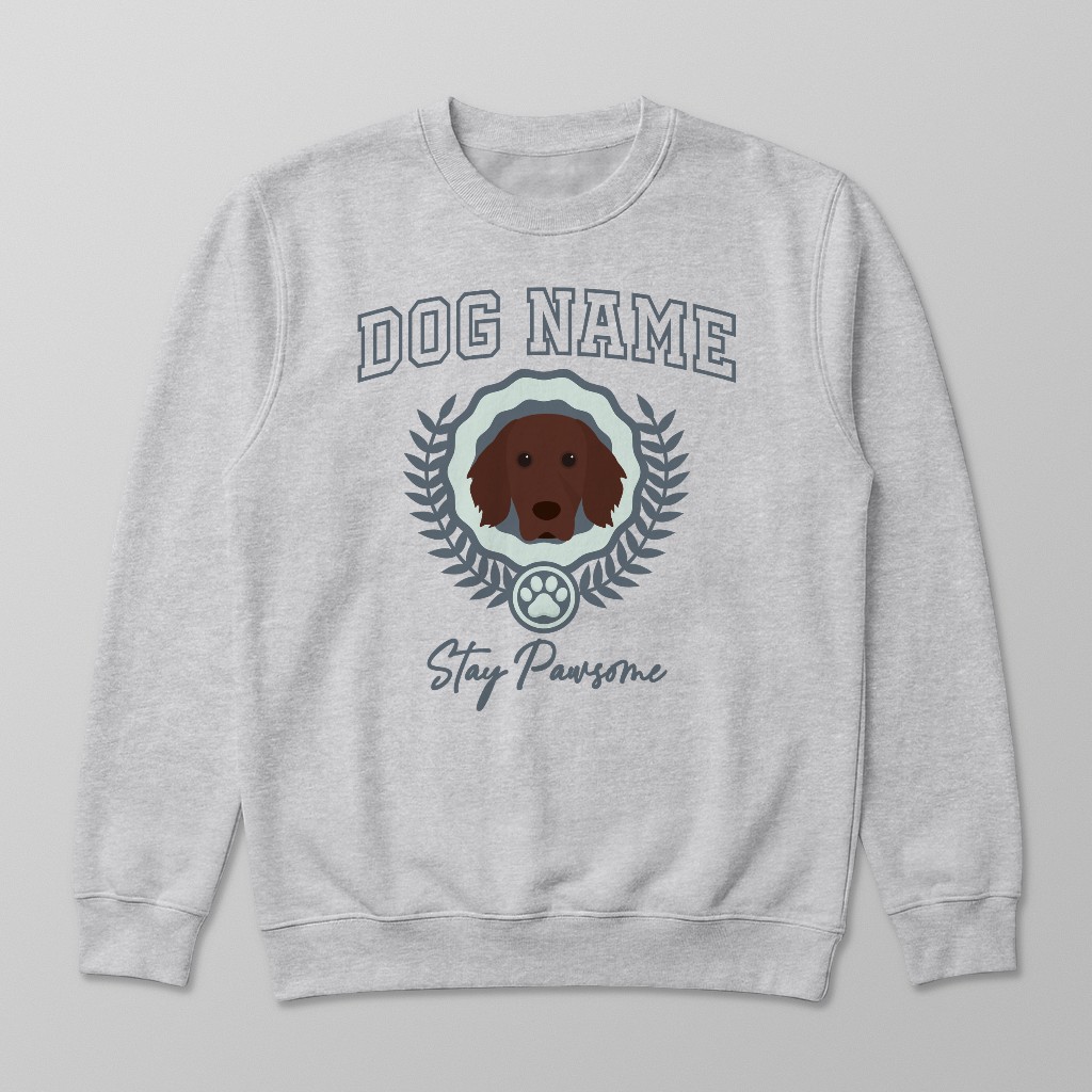 Stay Pawsome: Personalized {breedFullName} Sweatshirt
