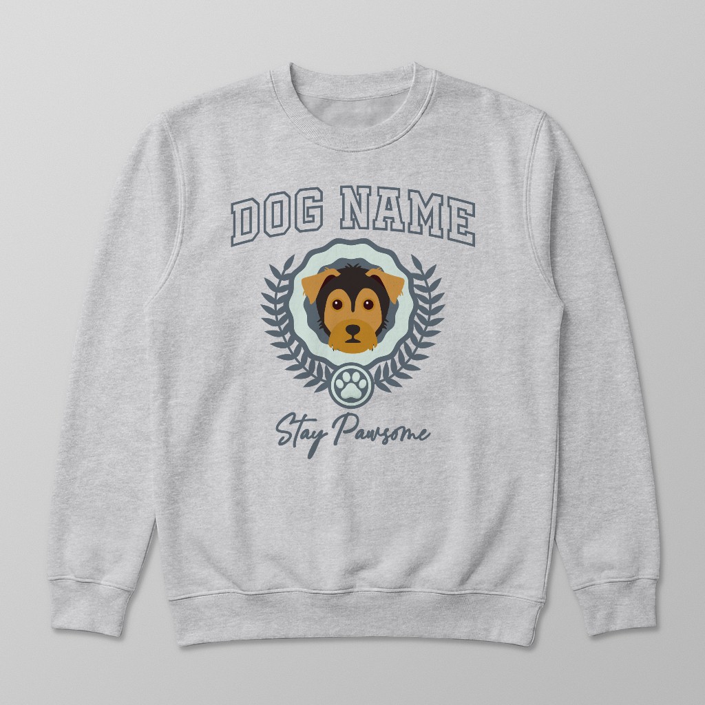 Stay Pawsome: Personalized {breedFullName} Sweatshirt