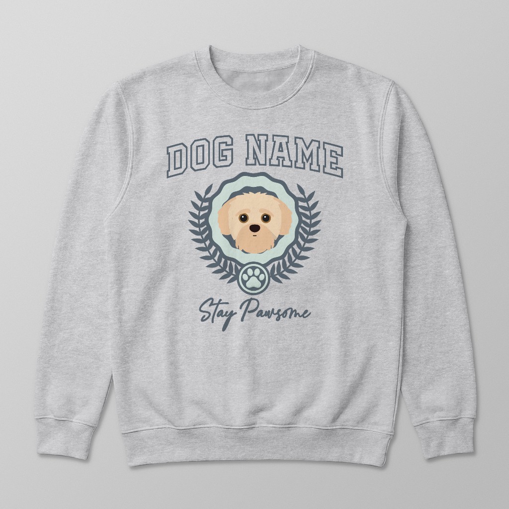 Stay Pawsome: Personalized {breedFullName} Sweatshirt