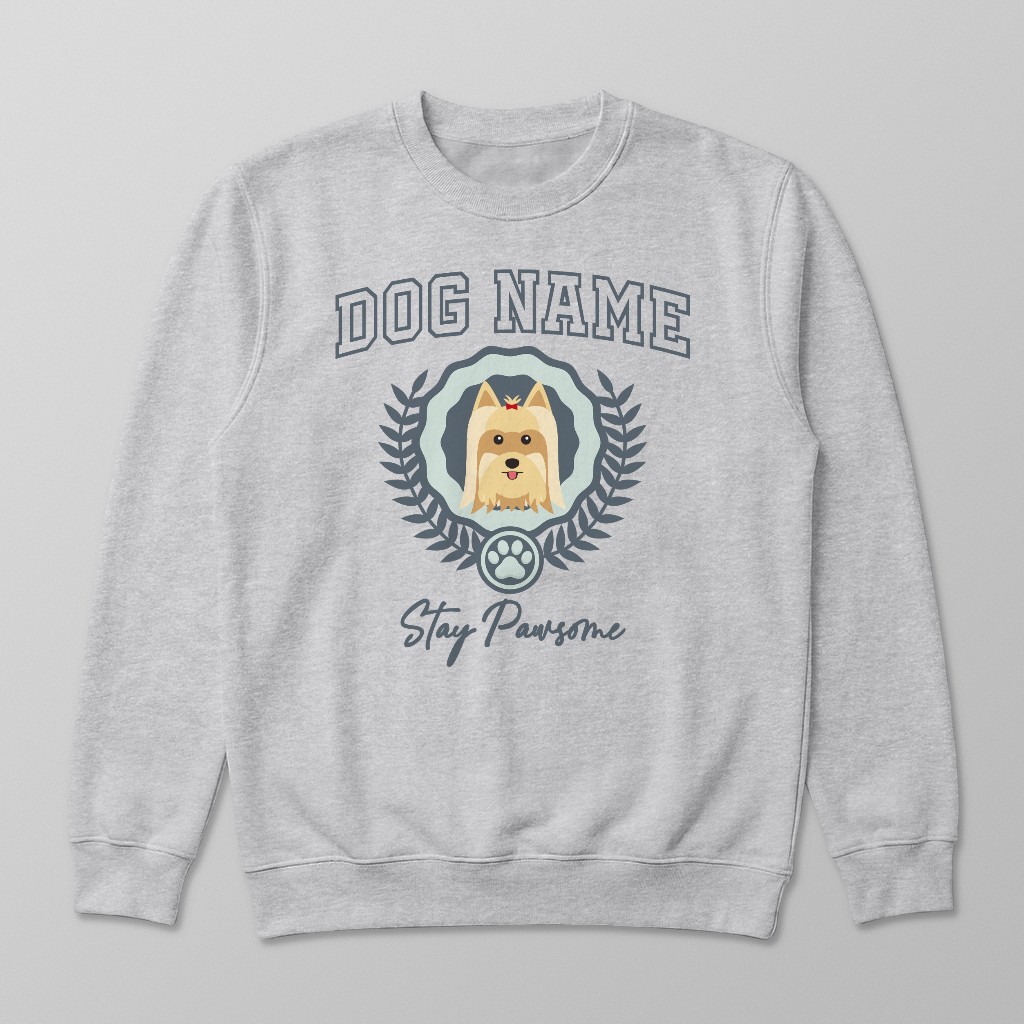 Stay Pawsome: Personalized {breedFullName} Sweatshirt