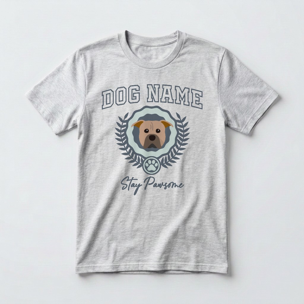 Stay Pawsome: Personalized {breedFullName} T-Shirt