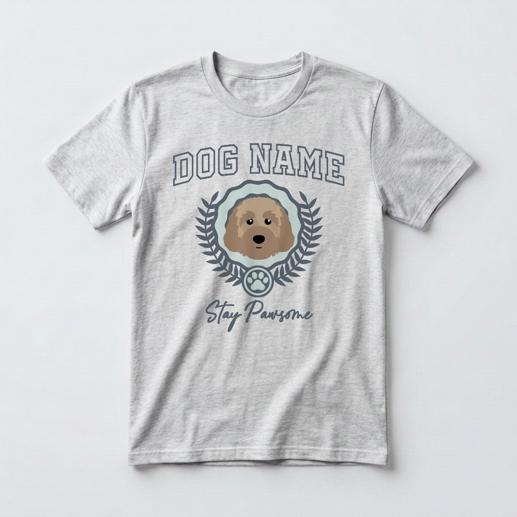 Stay Pawsome: Personalized {breedFullName} T-Shirt