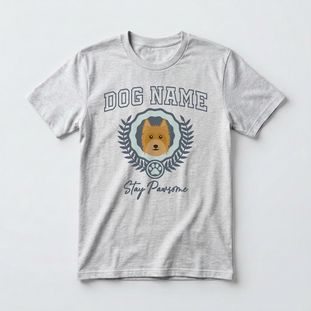 Stay Pawsome: Personalized {breedFullName} T-Shirt