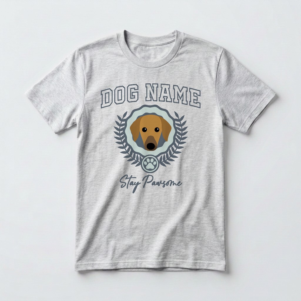 Stay Pawsome: Personalized {breedFullName} T-Shirt