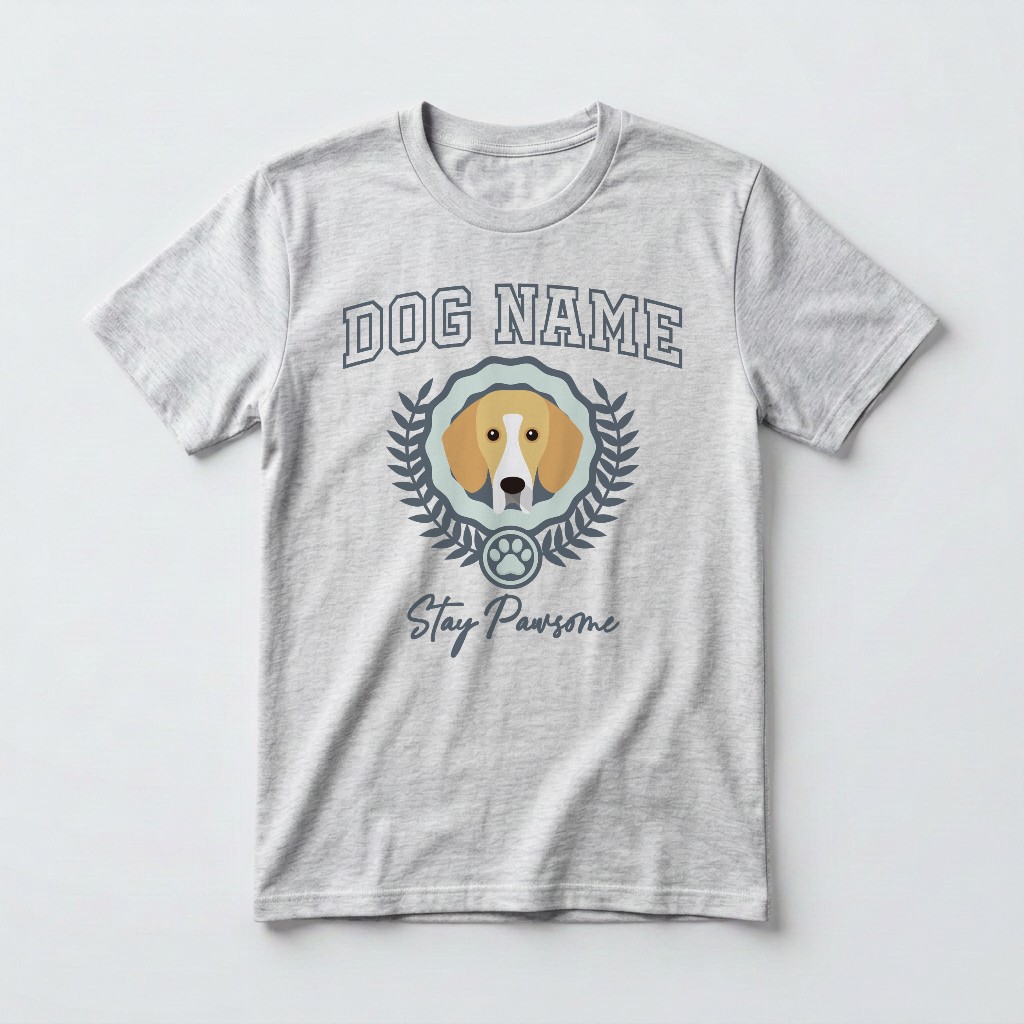Stay Pawsome: Personalized {breedFullName} T-Shirt