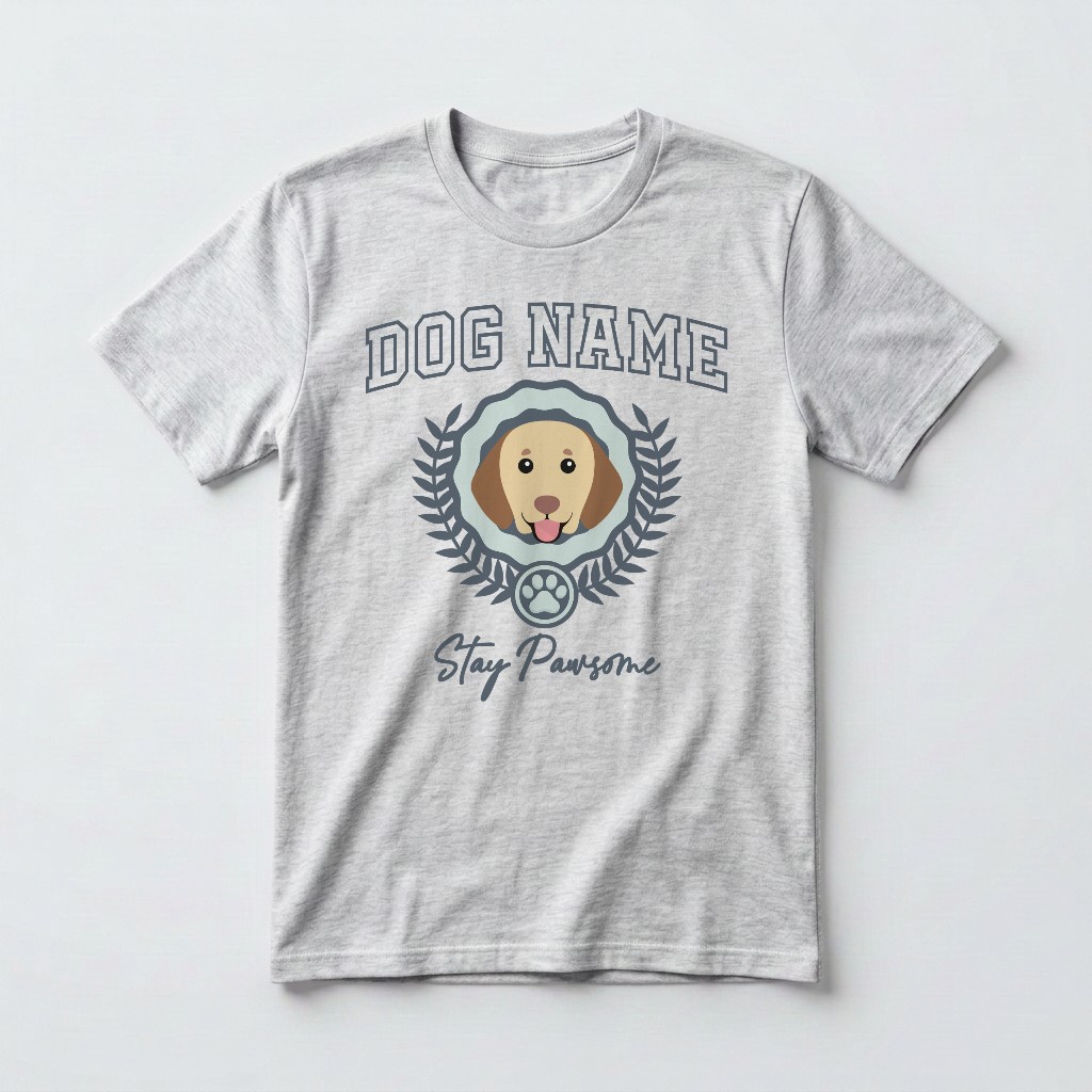 Stay Pawsome: Personalised {breedFullName} T-Shirt