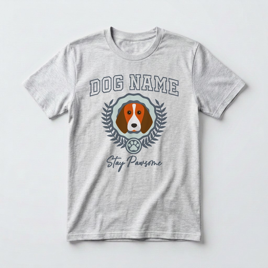 Stay Pawsome: Personalized {breedFullName} T-Shirt