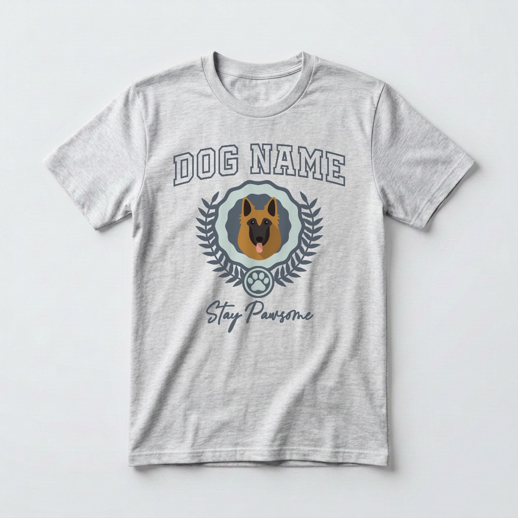 Stay Pawsome: Personalized {breedFullName} T-Shirt