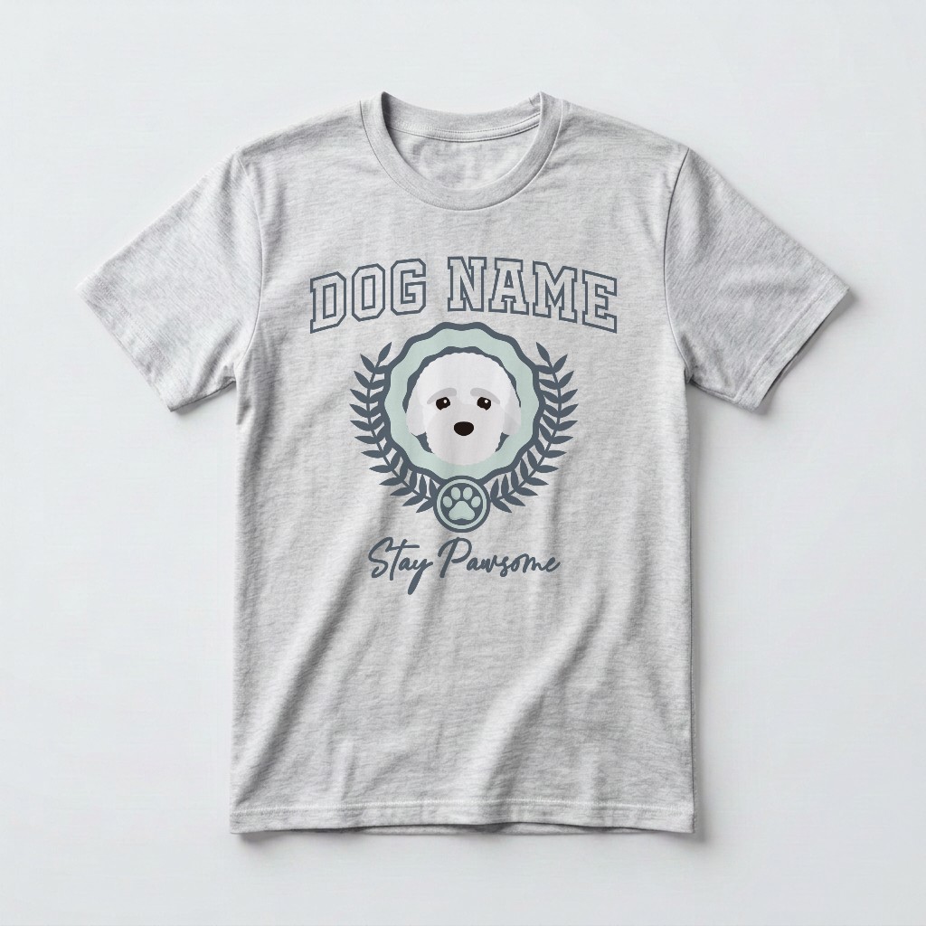 Stay Pawsome: Personalized {breedFullName} T-Shirt