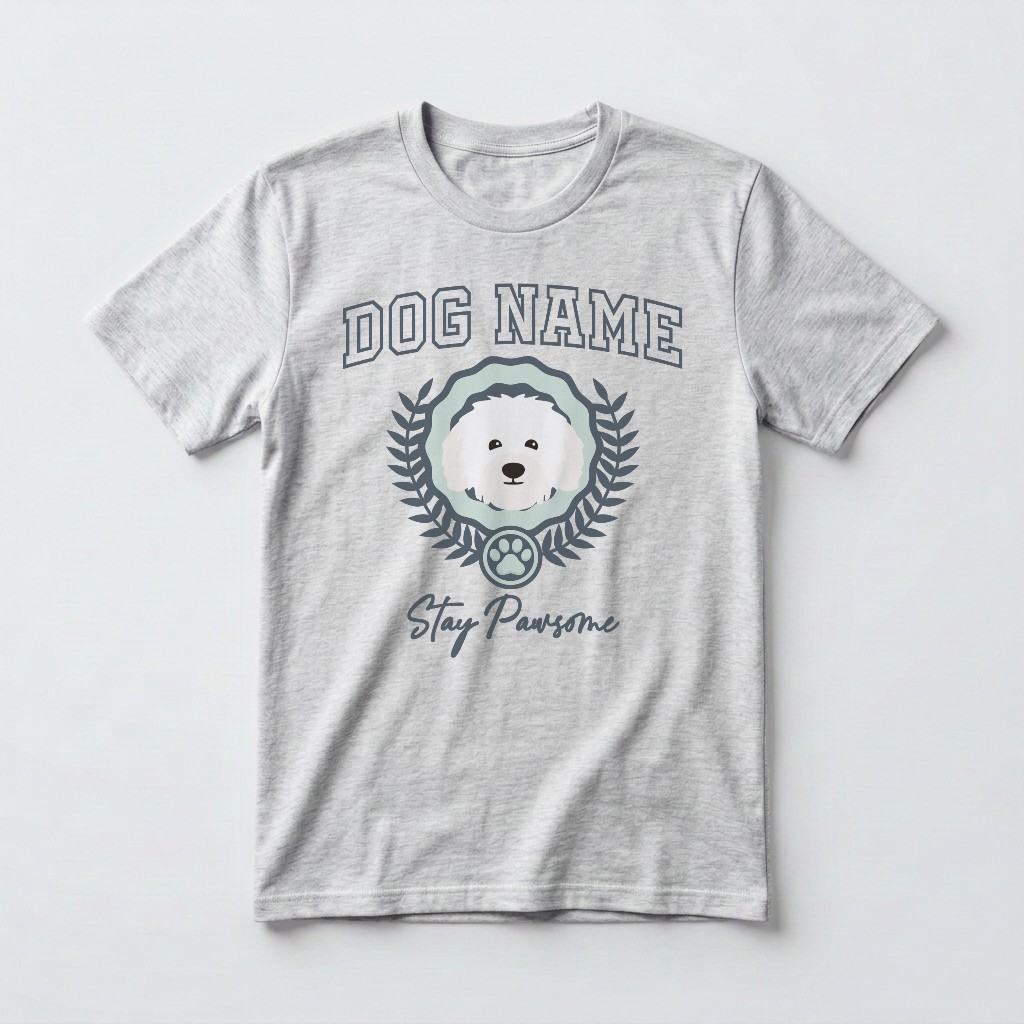 Stay Pawsome: Personalized {breedFullName} T-Shirt