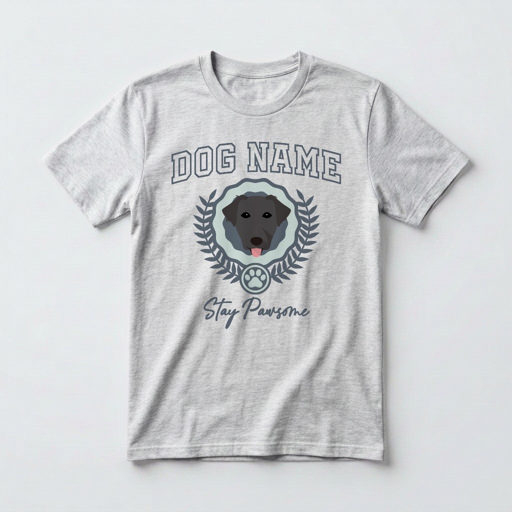 Stay Pawsome: Personalized {breedFullName} T-Shirt
