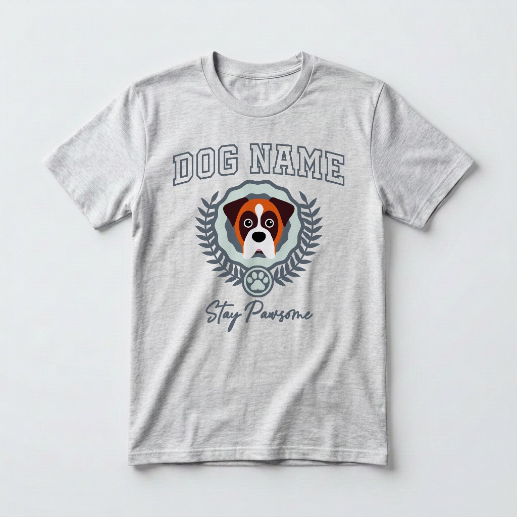 Stay Pawsome: Personalized {breedFullName} T-Shirt
