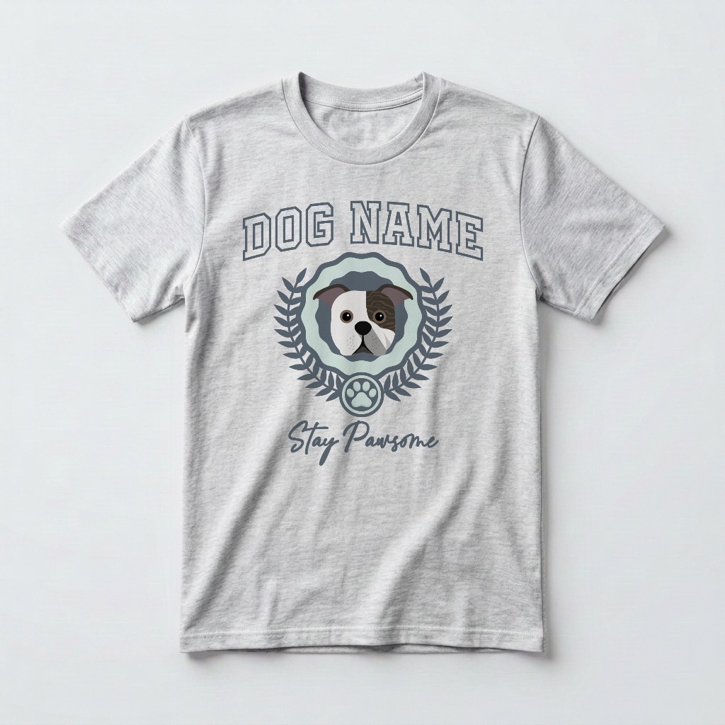 Stay Pawsome: Personalized {breedFullName} T-Shirt