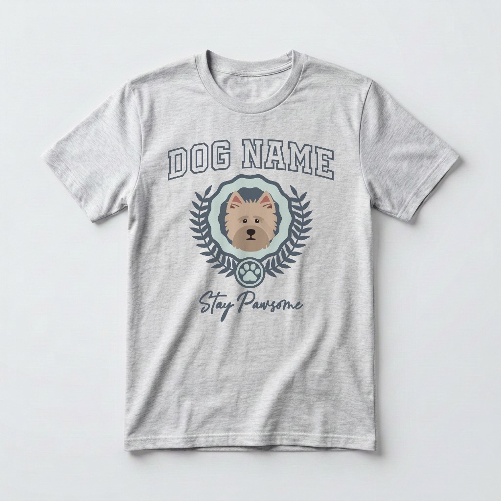 Stay Pawsome: Personalized {breedFullName} T-Shirt