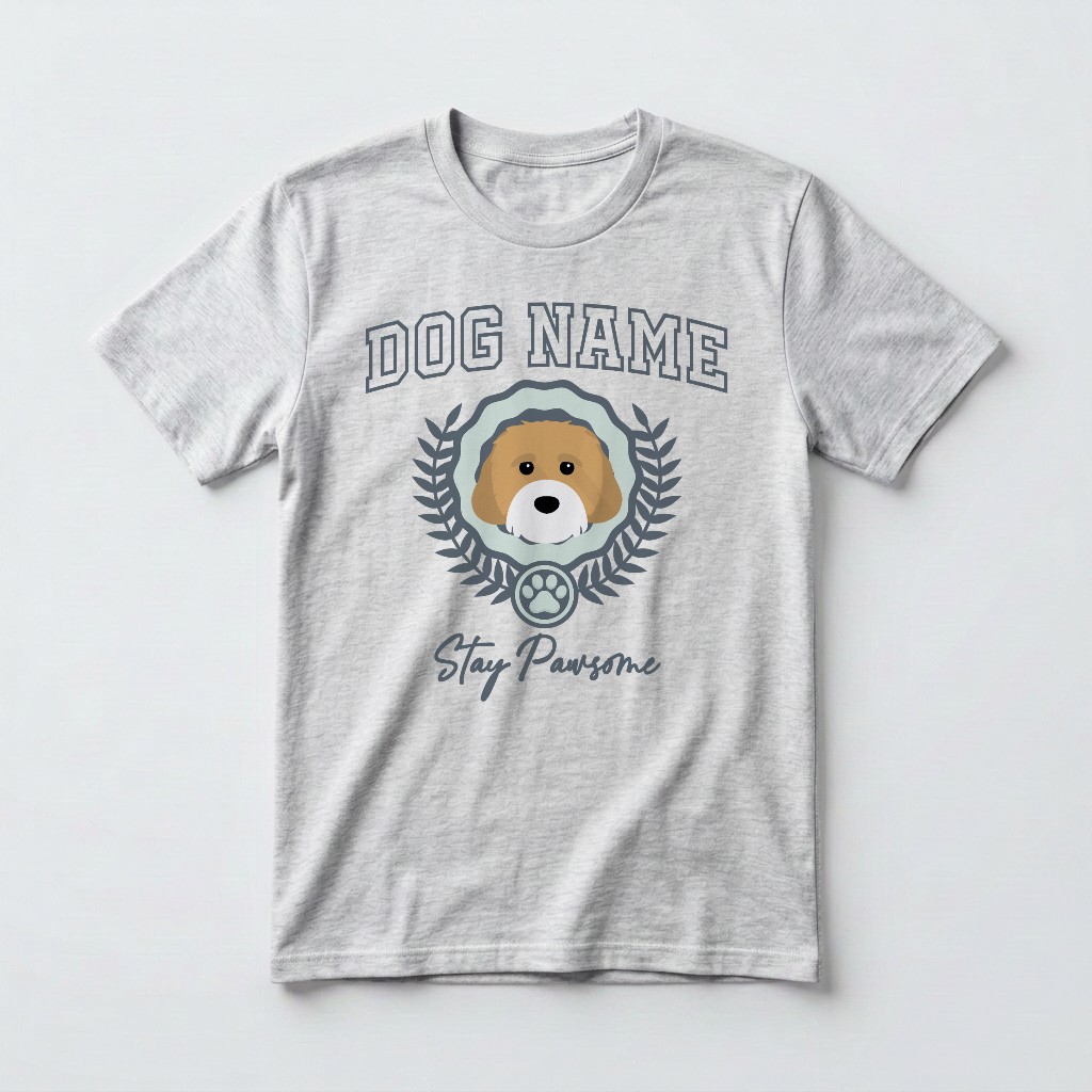 Stay Pawsome: Personalized {breedFullName} T-Shirt