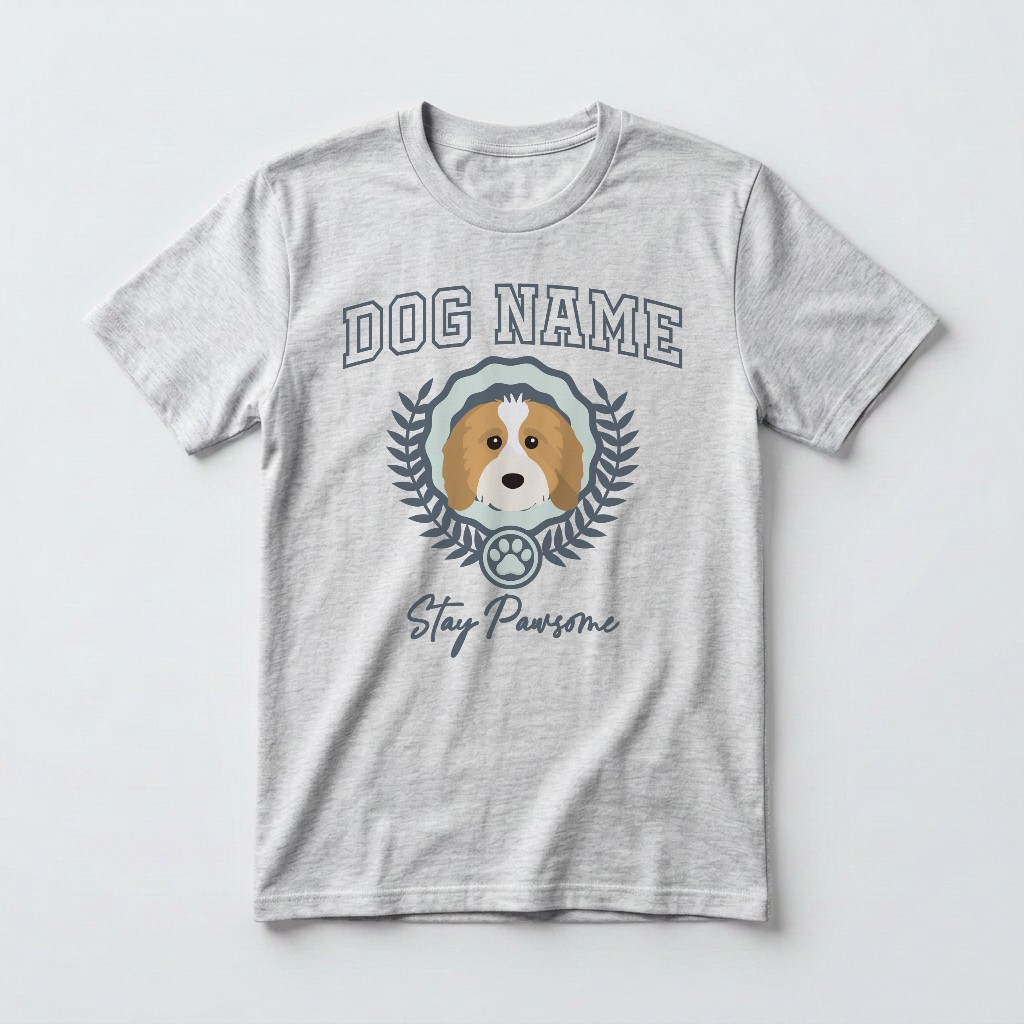 Stay Pawsome: Personalized {breedFullName} T-Shirt