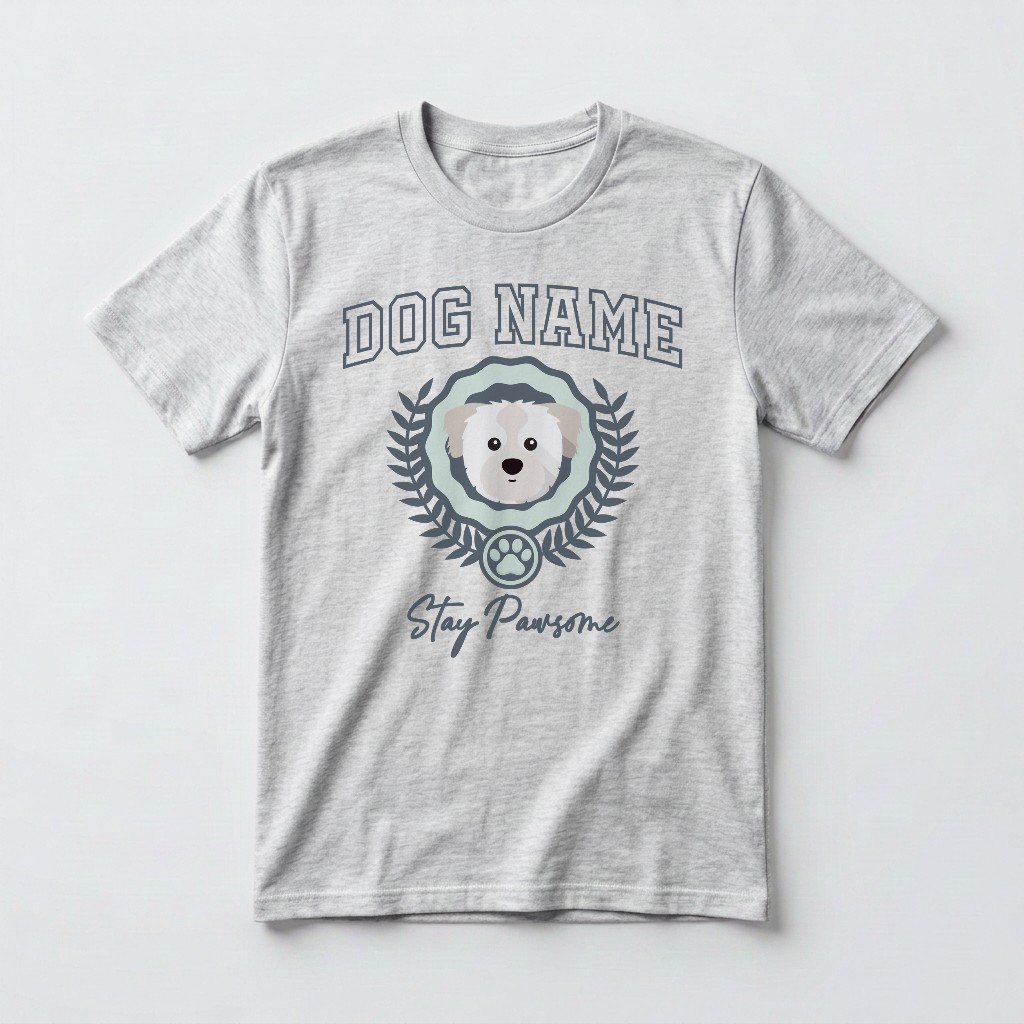 Stay Pawsome: Personalized {breedFullName} T-Shirt