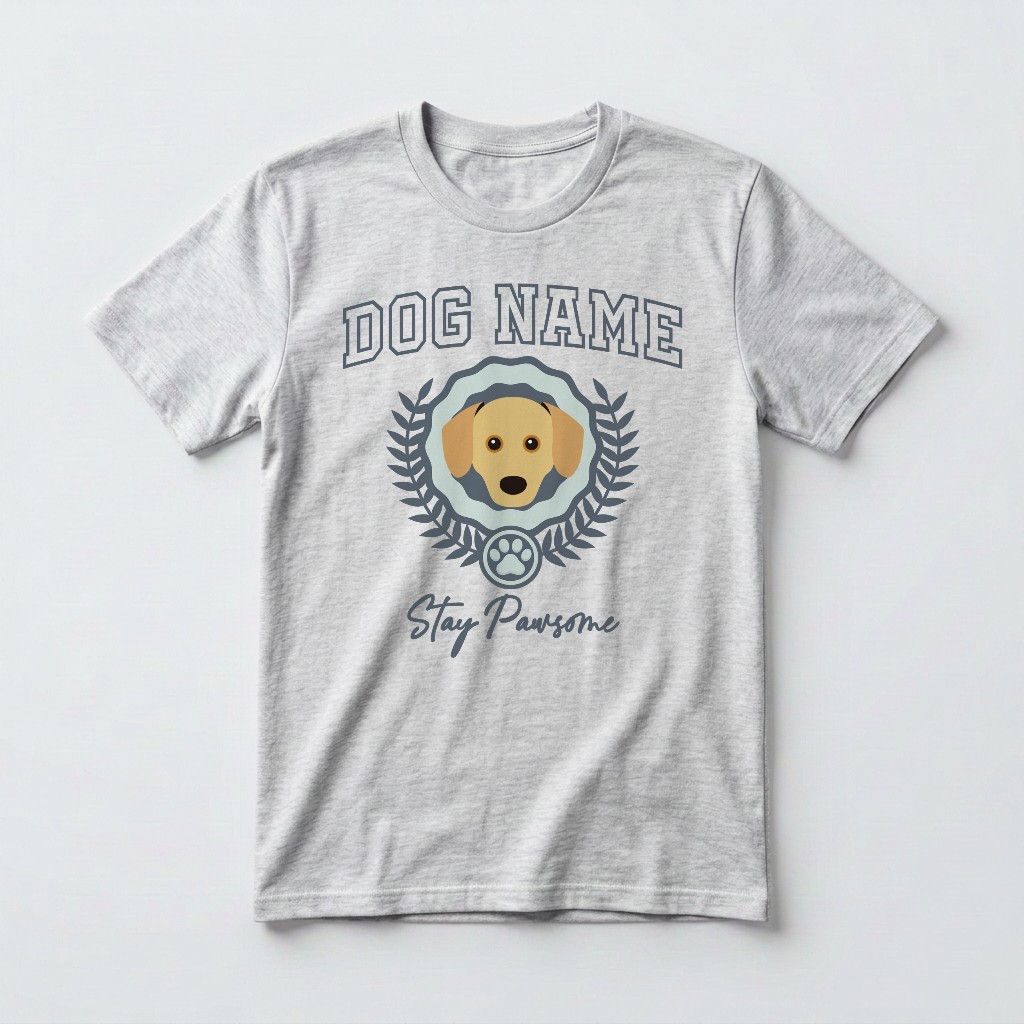 Stay Pawsome: Personalized {breedFullName} T-Shirt