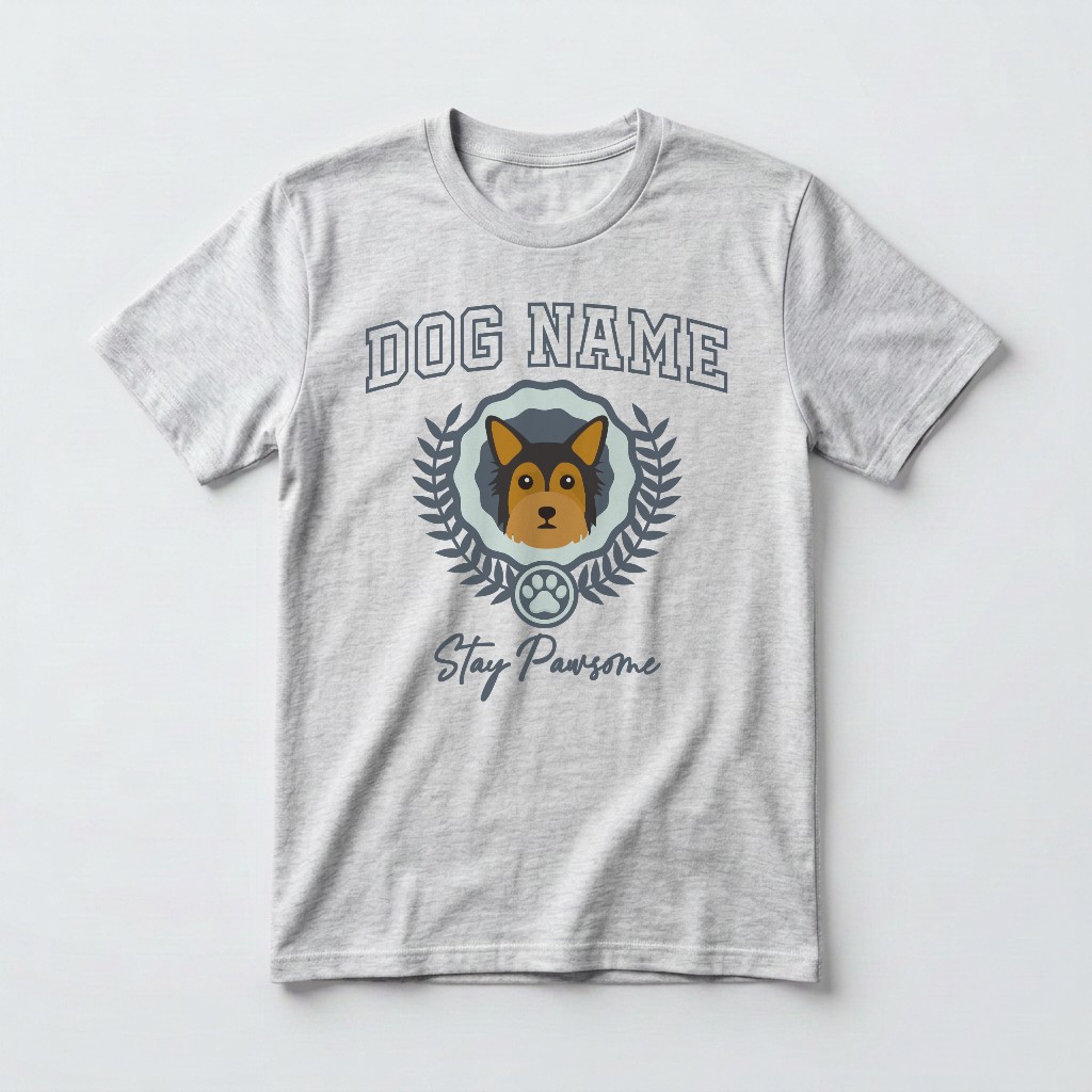 Stay Pawsome: Personalized {breedFullName} T-Shirt