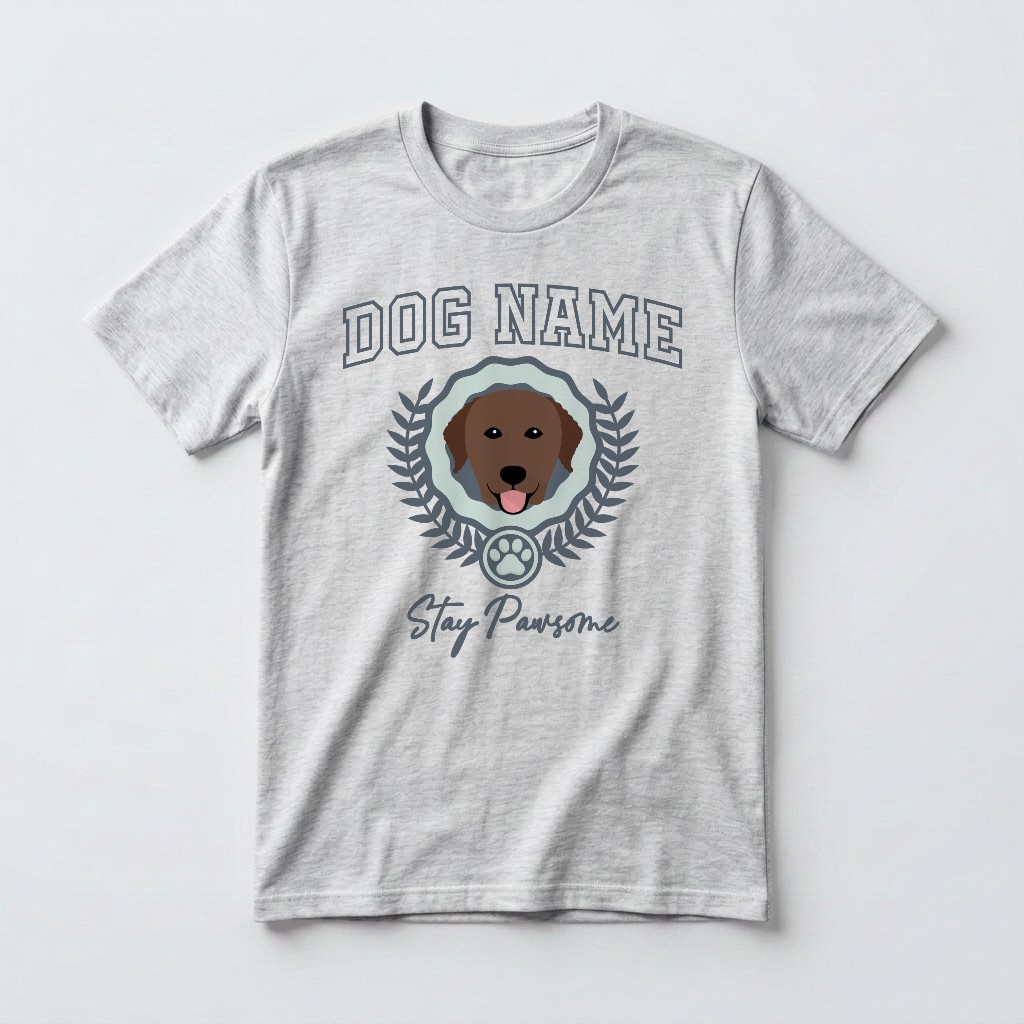 Stay Pawsome: Personalized {breedFullName} T-Shirt