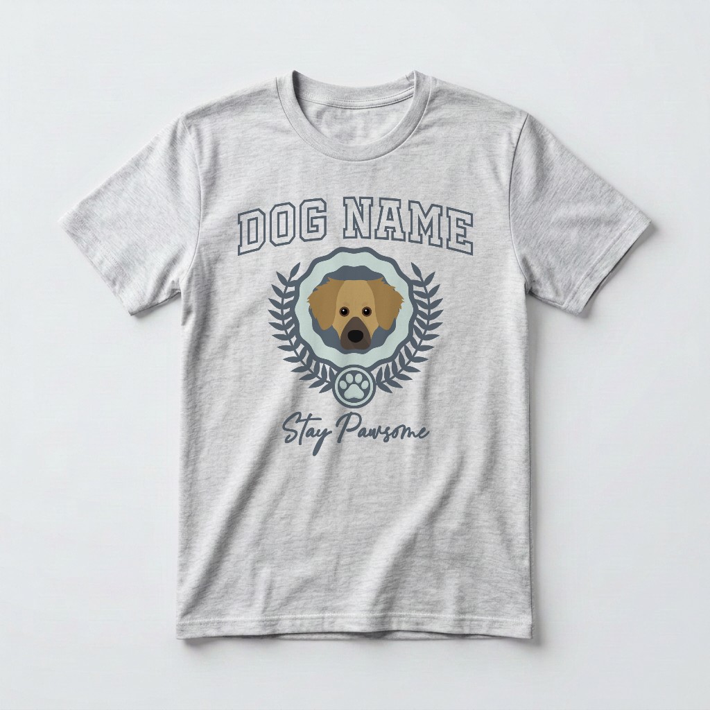 Stay Pawsome: Personalized {breedFullName} T-Shirt
