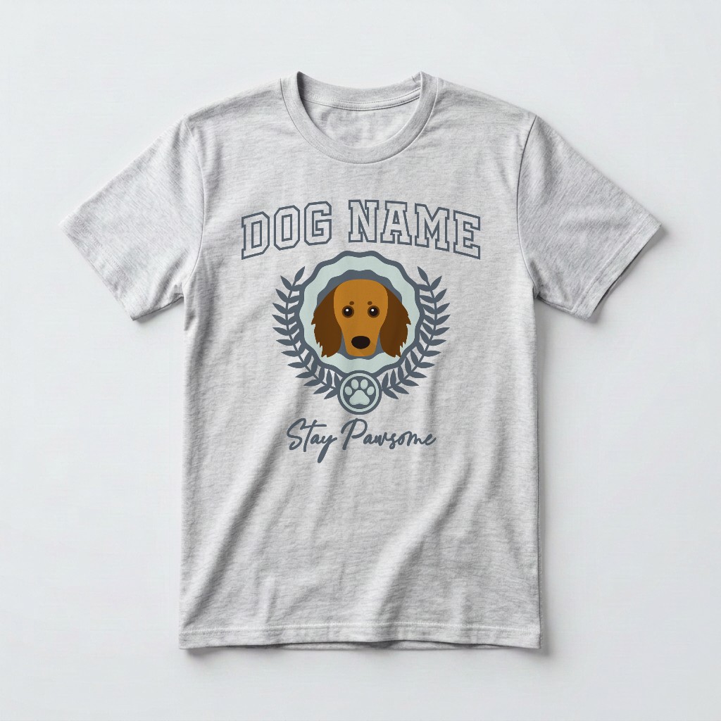 Stay Pawsome: Personalized {breedFullName} T-Shirt