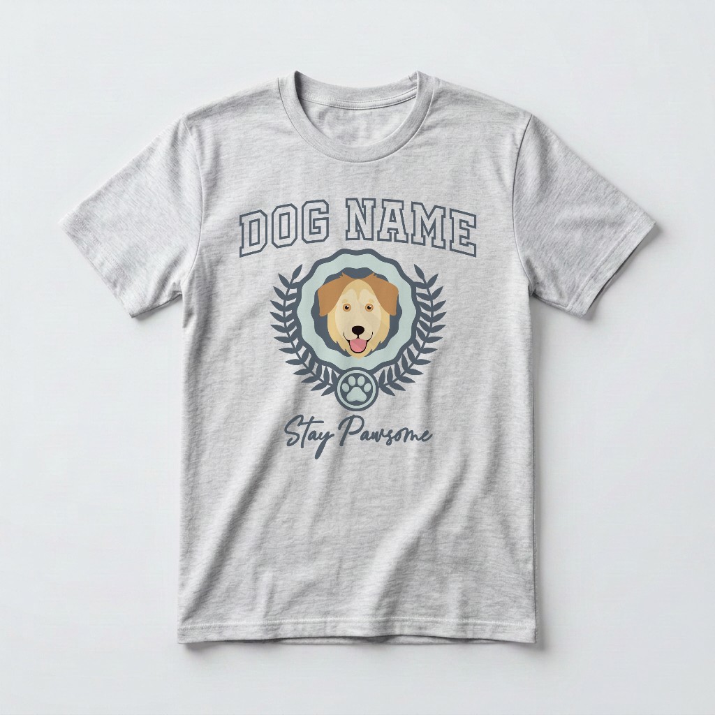 Stay Pawsome: Personalized {breedFullName} T-Shirt
