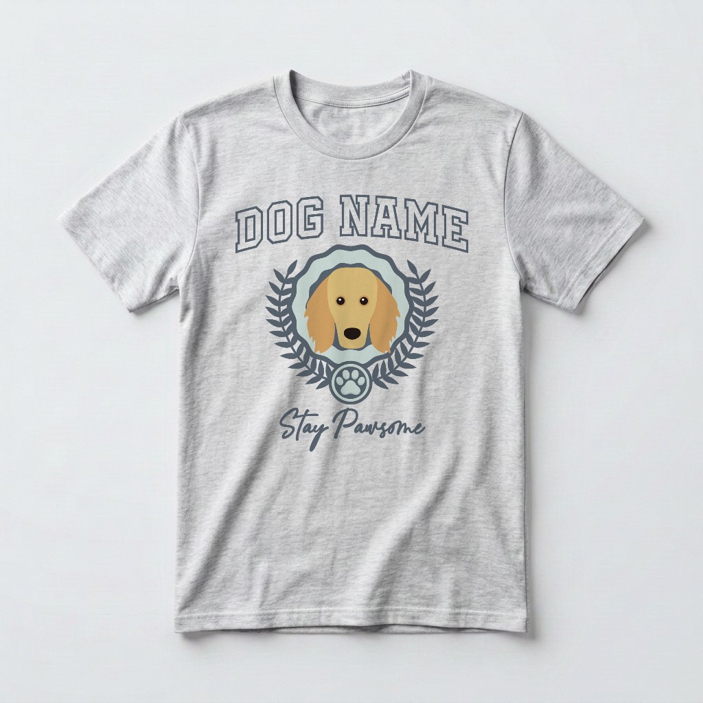 Stay Pawsome: Personalized {breedFullName} T-Shirt
