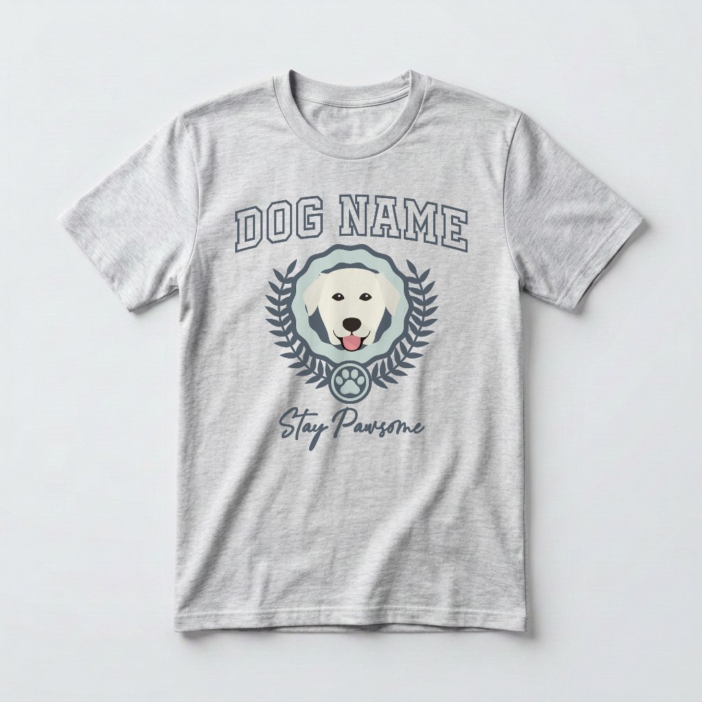 Stay Pawsome: Personalized {breedFullName} T-Shirt