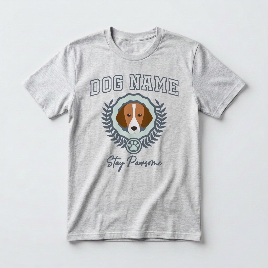 Stay Pawsome: Personalized {breedFullName} T-Shirt