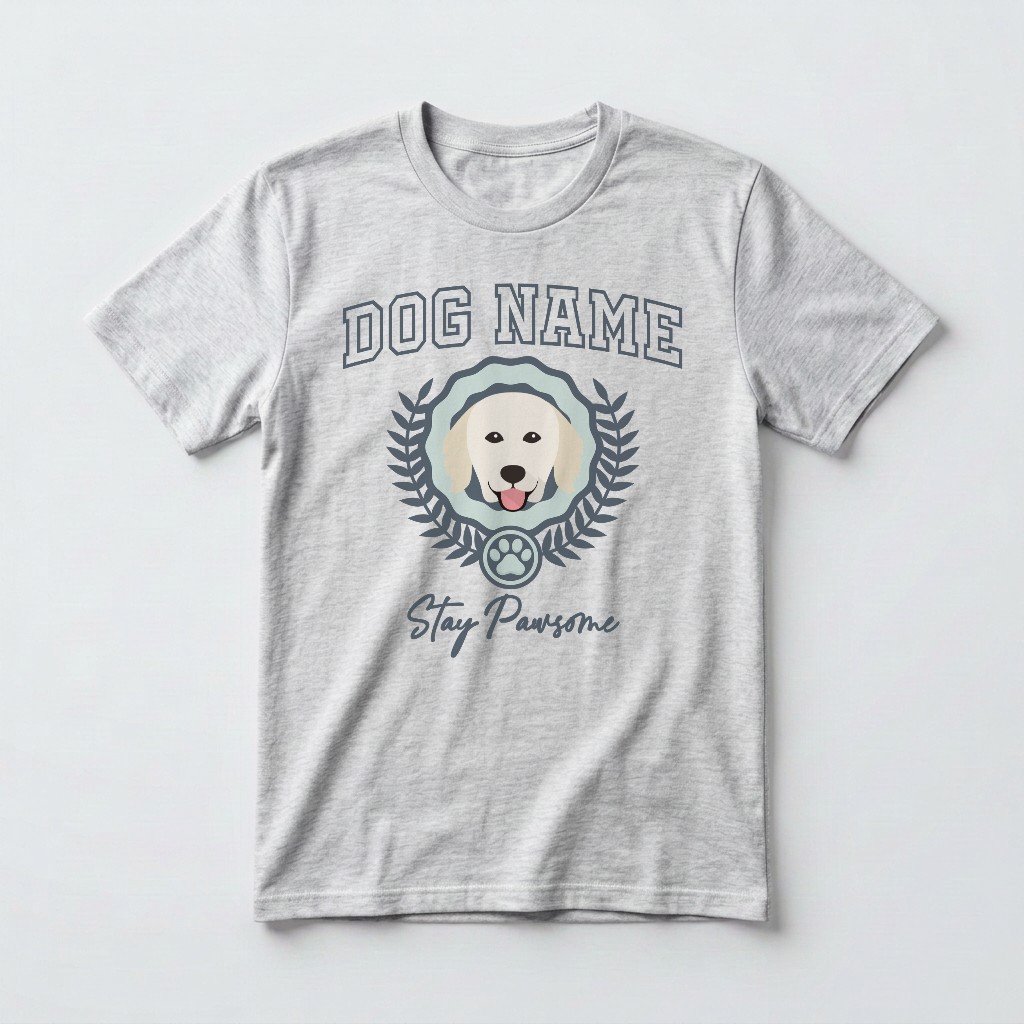 Stay Pawsome: Personalized {breedFullName} T-Shirt