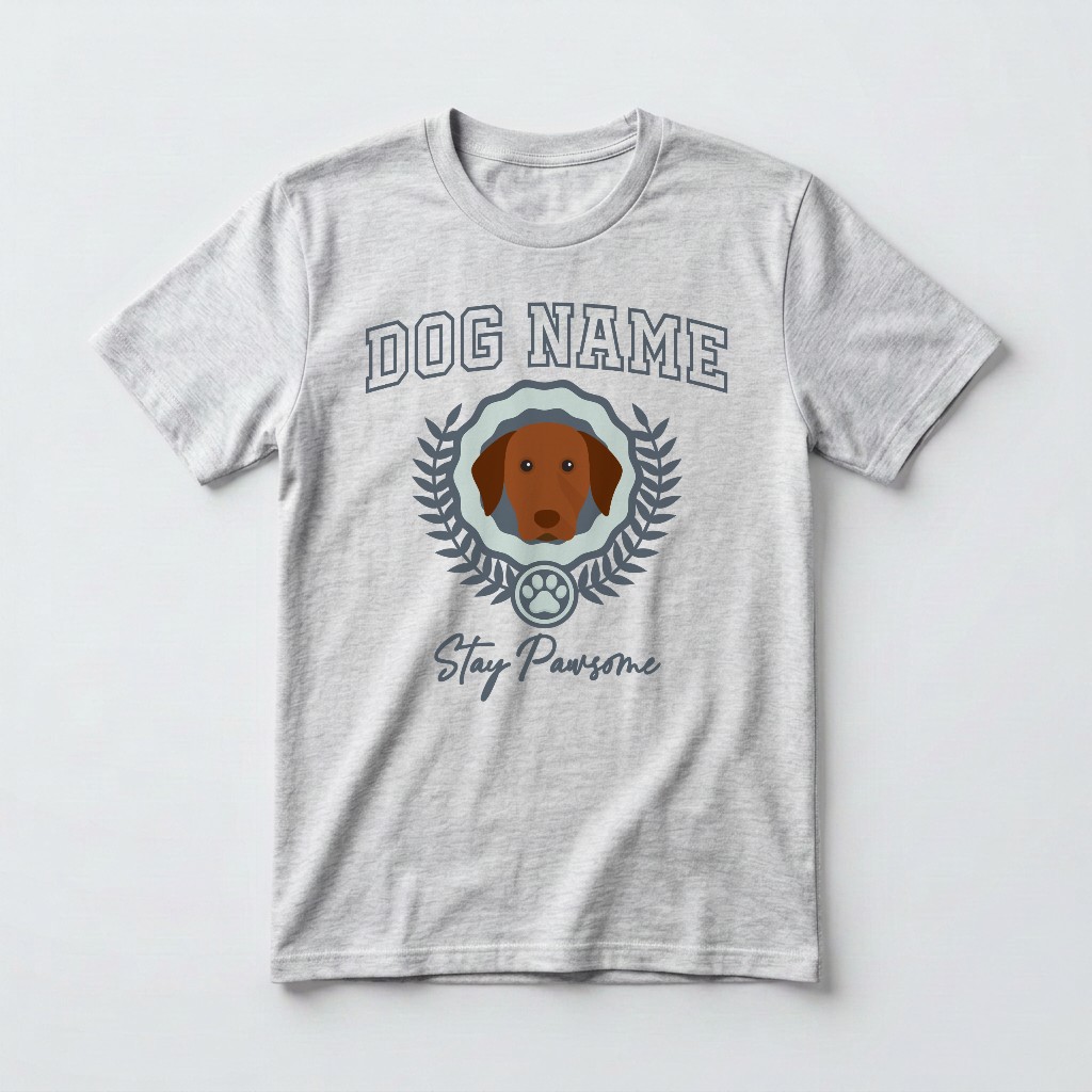 Stay Pawsome: Personalized {breedFullName} T-Shirt