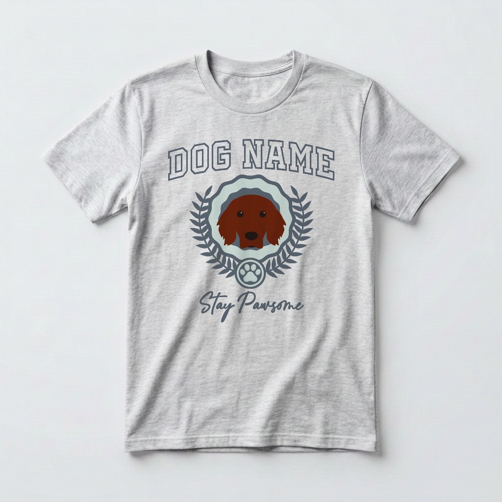 Stay Pawsome: Personalized {breedFullName} T-Shirt