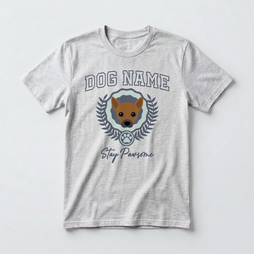 Stay Pawsome: Personalized {breedFullName} T-Shirt