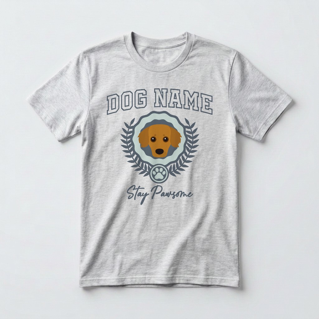 Stay Pawsome: Personalized {breedFullName} T-Shirt