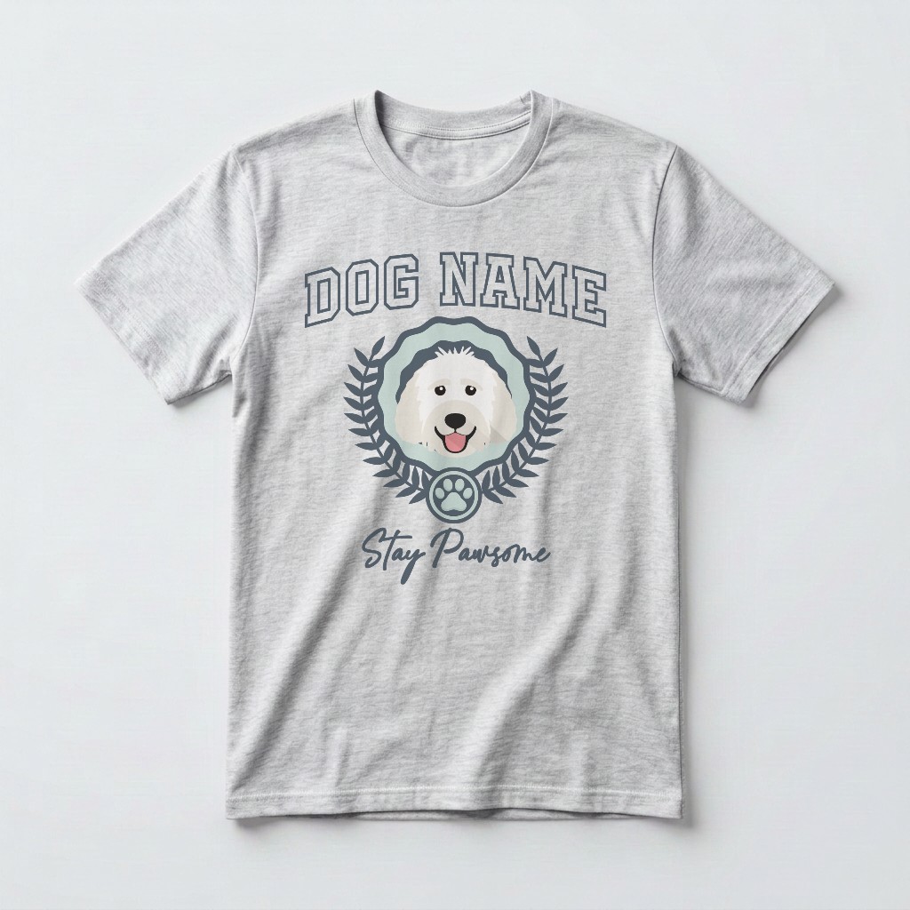 Stay Pawsome: Personalized {breedFullName} T-Shirt