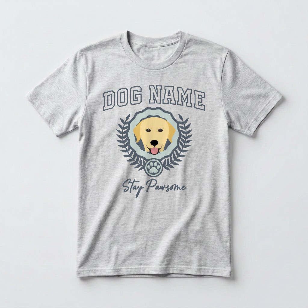 Stay Pawsome: Personalized {breedFullName} T-Shirt