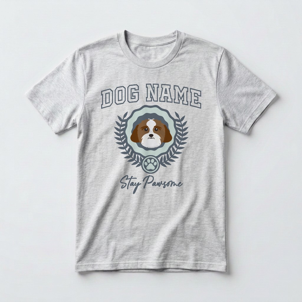Stay Pawsome: Personalized {breedFullName} T-Shirt