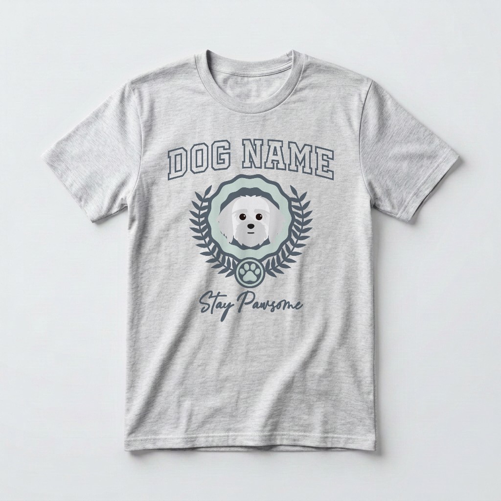 Stay Pawsome: Personalized {breedFullName} T-Shirt