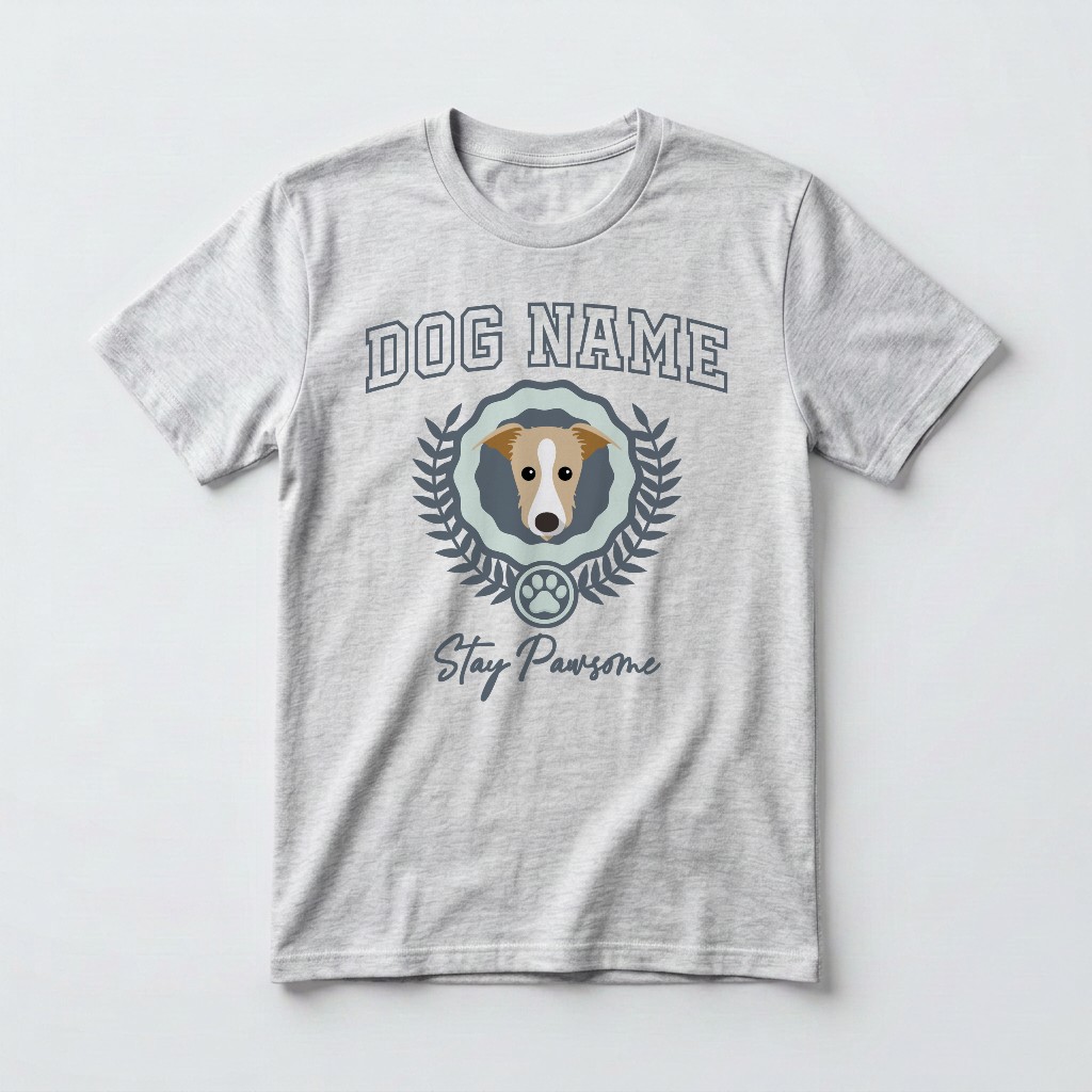 Stay Pawsome: Personalized {breedFullName} T-Shirt
