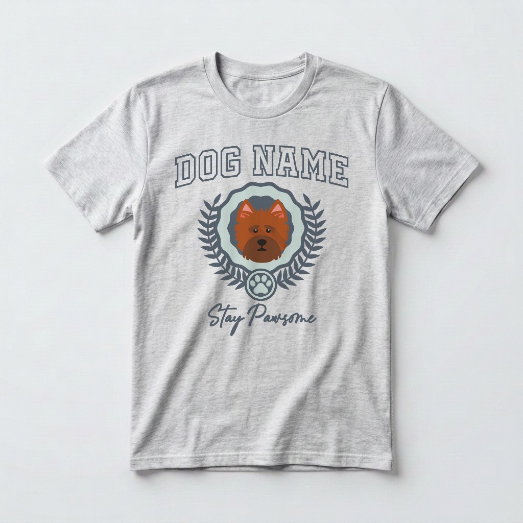 Stay Pawsome: Personalized {breedFullName} T-Shirt